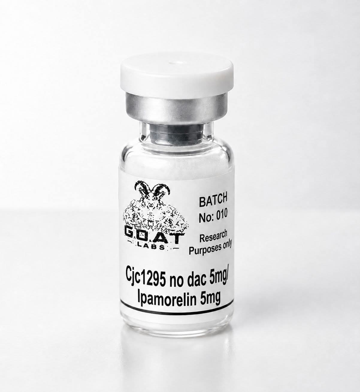 Cjc1295 no dac 5mg + ipamorelin 5mg (10mg)